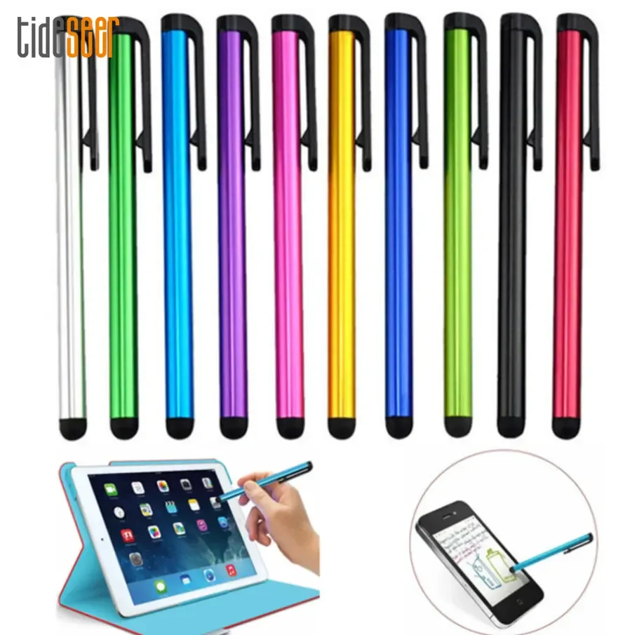 

3000pcs Mini Metal Capacitive Stylus 7.0 Touch Screen Pen Universal For iPhone iPad Tablet PC Cell Phone Accessories