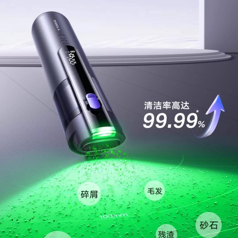 Aspiradora Portátil para Auto, Súper Potente, Diseño Compacto, Filtro Autolimpiante, para Auto y Hogar, Robot Aspirador