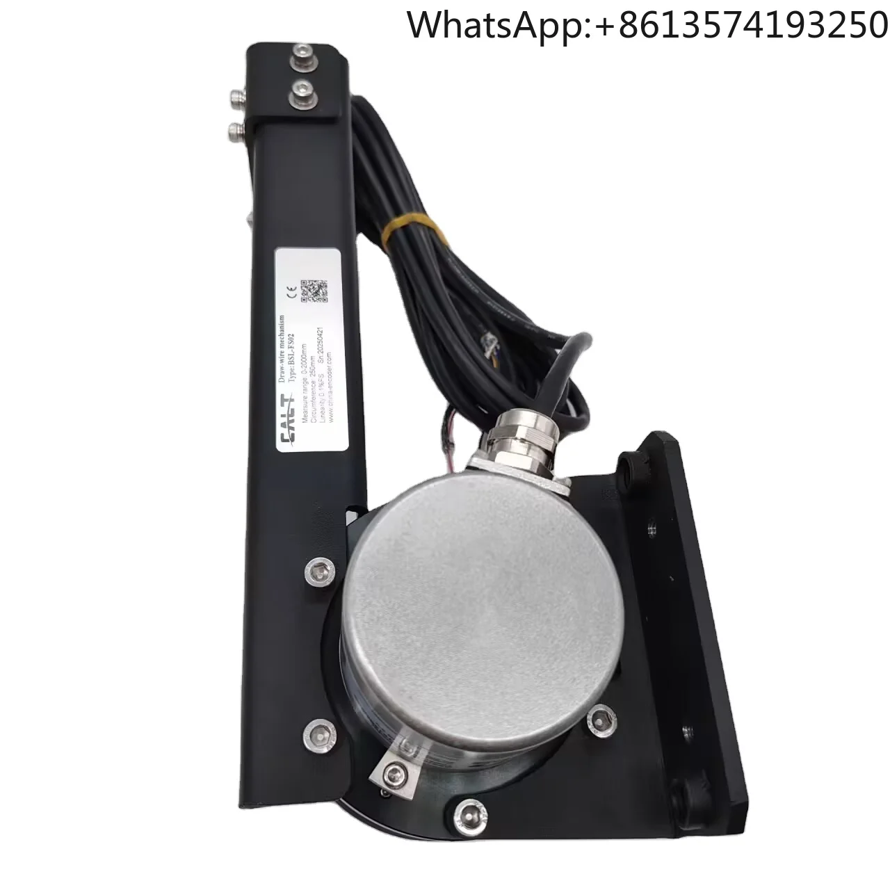 

BSL-FS02 Draw-wire Encoder Mechanism, Equipped with the HM58S1212E6CBB Absolute Encoder, Measuring Distances 2m