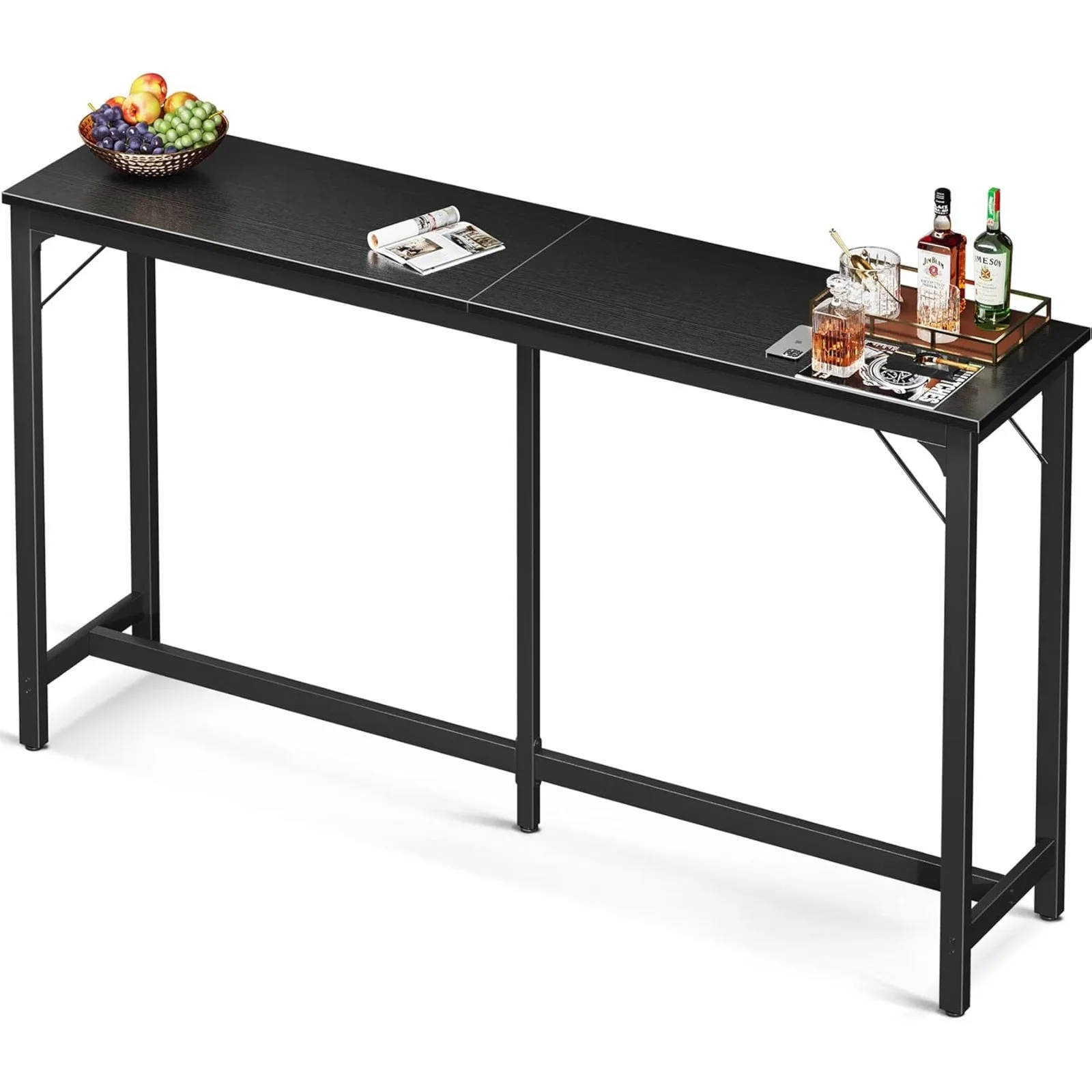 

US 71 Inch Bar Table, Bar Height Pub Table, Counter Height Bar Table, Rectangular High Top Kitchen & Dining Counter