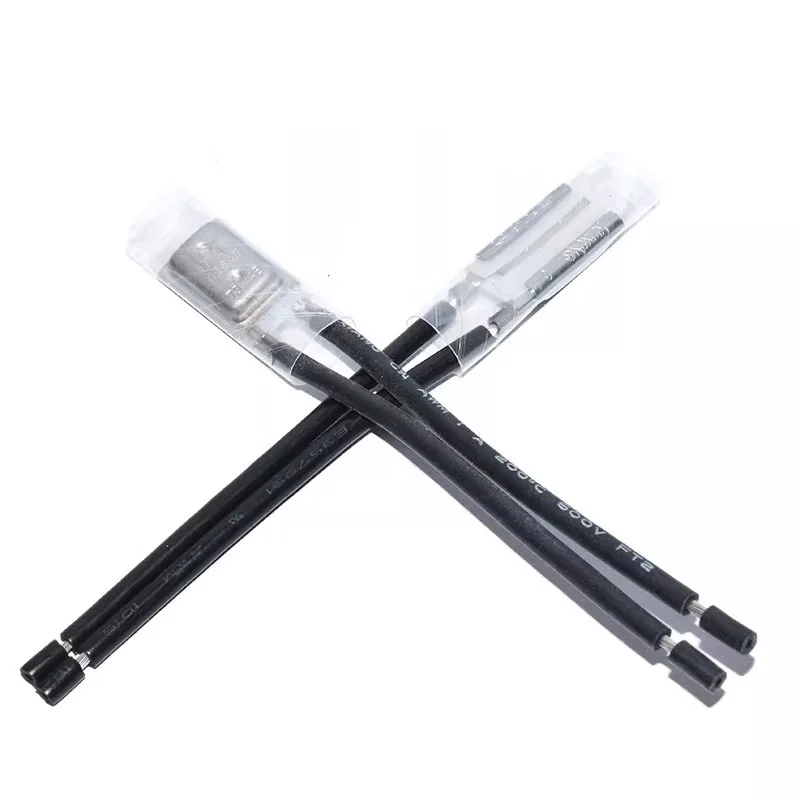 5PCS 17AM 60-180 Degree Motor Thermal Protection Device 70 80 120 105C Normally Closed 10A Thermostat Temperature Control Switch