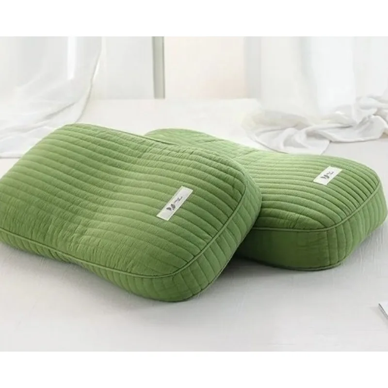 

2025 новая полностью гречневая подушка из хлопка, чехол из чистой гречиной кожи, чтобы помочь спать, одна подушка для домашнего использования