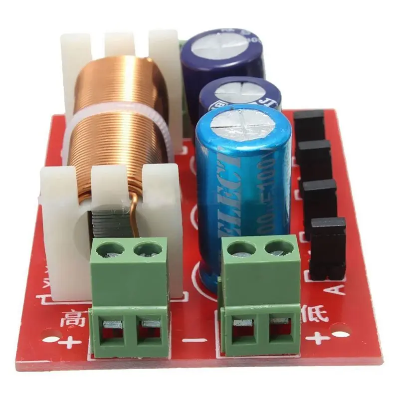 ABZZ-6X 400W Speaker Crossover 2 Way High-Low 4-16 Ohm Frequency Divider For Speaker