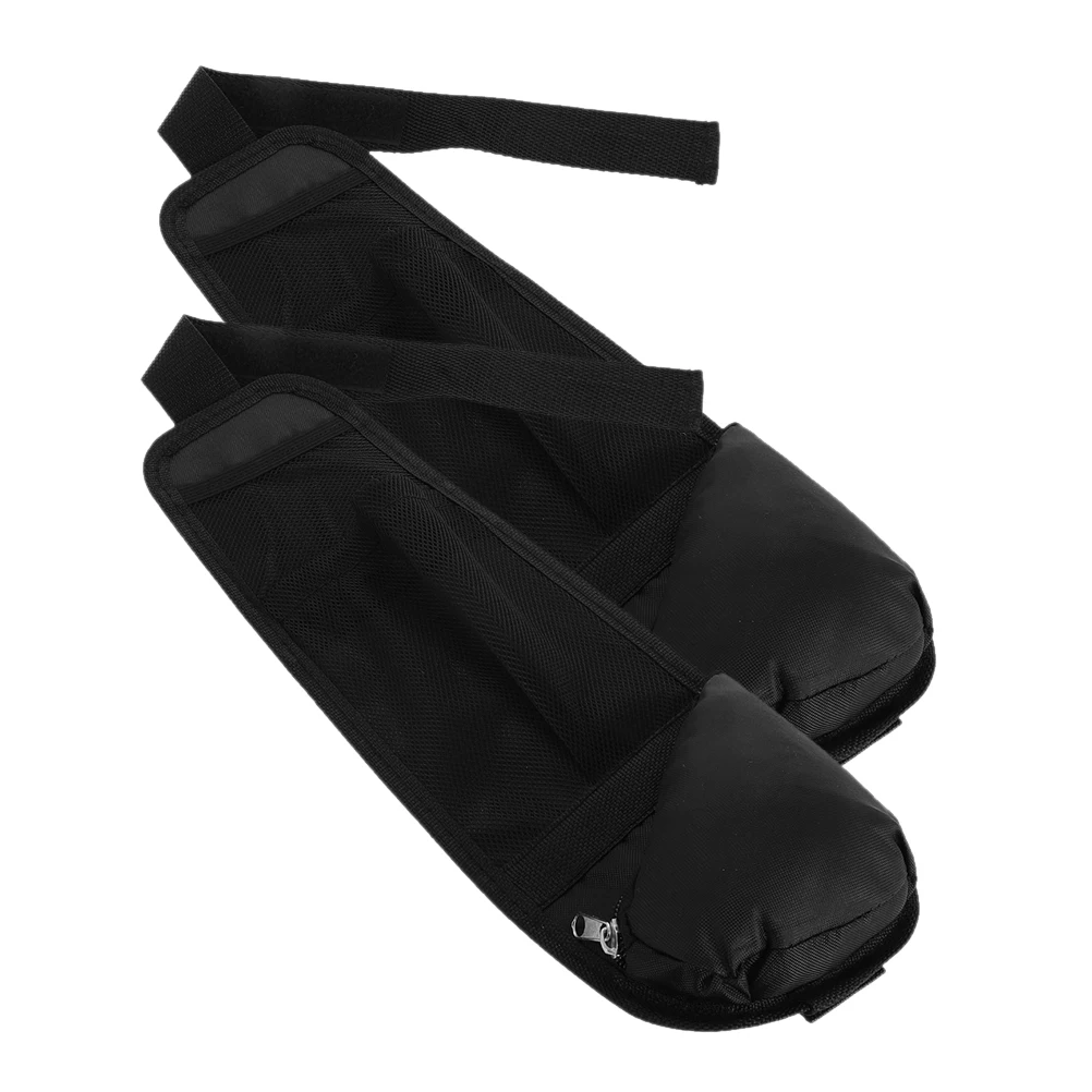 

2 Pcs Car Storage for Interior Hanging Black Non-woven Fabric Necessities