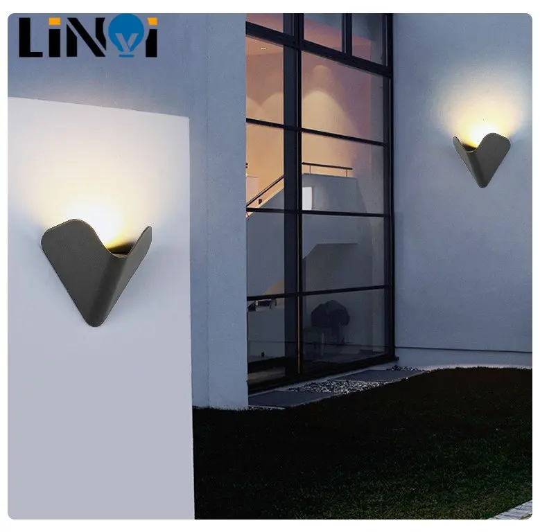 Modern Minimalist Villa Courtyard Lamp 5W Outdoor Led Wall Lamp Outdoor Waterproof COB Wall Light Hotel Moisture-proof Lamp