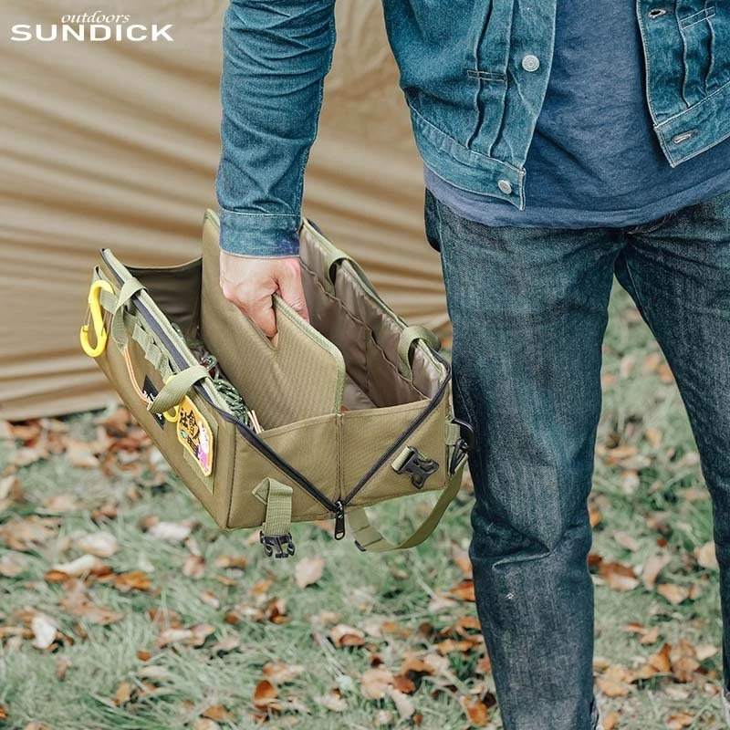 

SUNDICK водонепроницаемая износостойкая сумка через плечо с молотком для ногтей, сумка для хранения инструментов для кемпинга на открытом воздухе