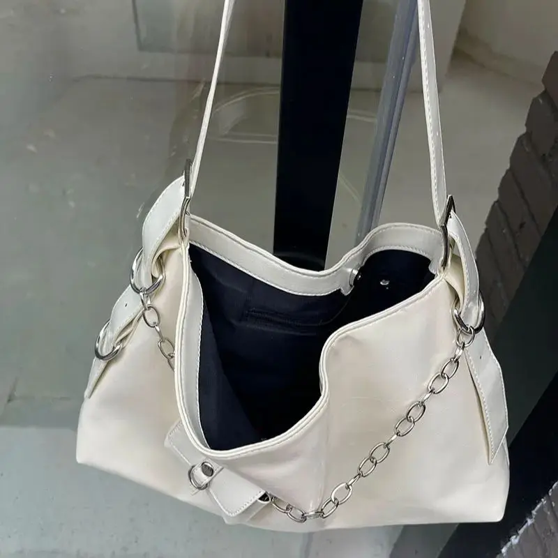 Bolsa de grande capacidade para fone de ouvido, bolsa axilas simples, casual e versátil, moda nova, primavera e verão, 2024