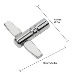 Drum Tuning Key Metal Drum Tuning Parts Drum Key Standard Square 5.5mm 3.6*4.5cm/1.4*1.8in(L*W) Percussion Instruments Parts