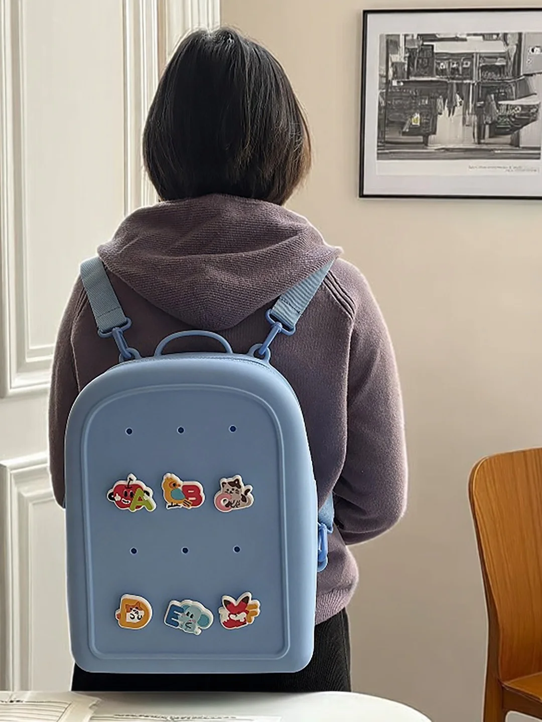large-capacity-silicone-double-shoulder-backpack-for-older-kids-diy-decorative-patch-cartoon-student-school-bag-outdoor-stora
