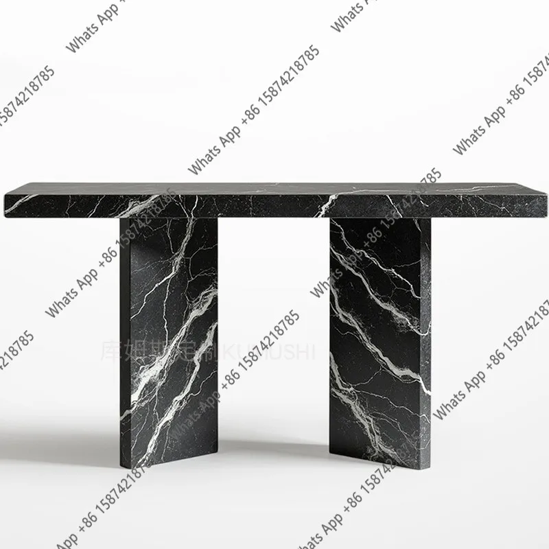 Entrance table Light luxury Entrance table Simple modern wall narrow side table Designer end view cabinet Corridor decorative ca