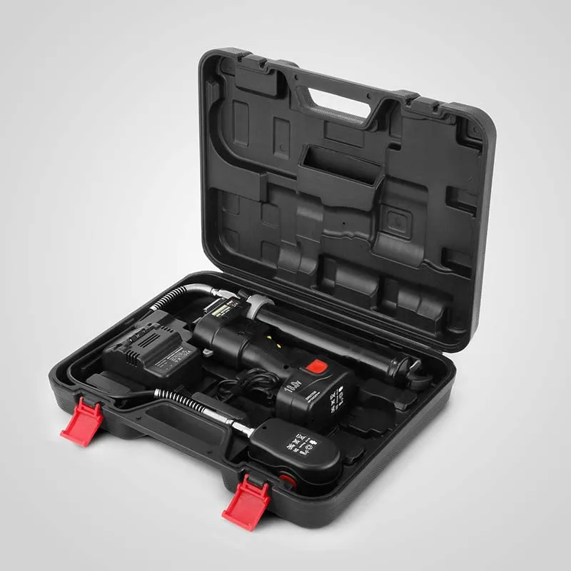 18 فولت 8000PSI الكهربائية الشحوم بندقية بطارية لاسلكية متعددة الوظائف الكهربائية اللاسلكية الشحوم بندقية آلة التزود بالوقود أداة تعبئة النفط #1