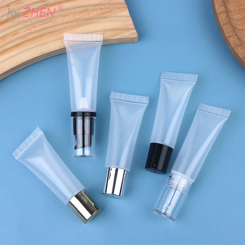 10g Lipgloss Buis Helder Zachte Lege Lippenbalsem Containers Pomp Flessen Hervulbare Mini Squeeze Cosmetische Buizen Crème Lotion reizen