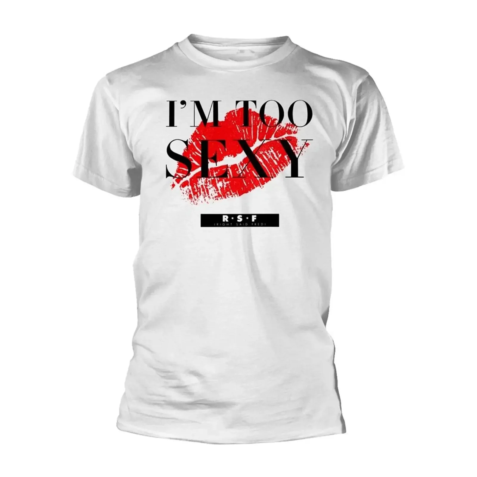 RIGHT SAID FRED I' TOO SEXY S T Shirt Größe M G66z vintage Washed Versatile Breathable Top For Everyday Wear Stylish streetwear