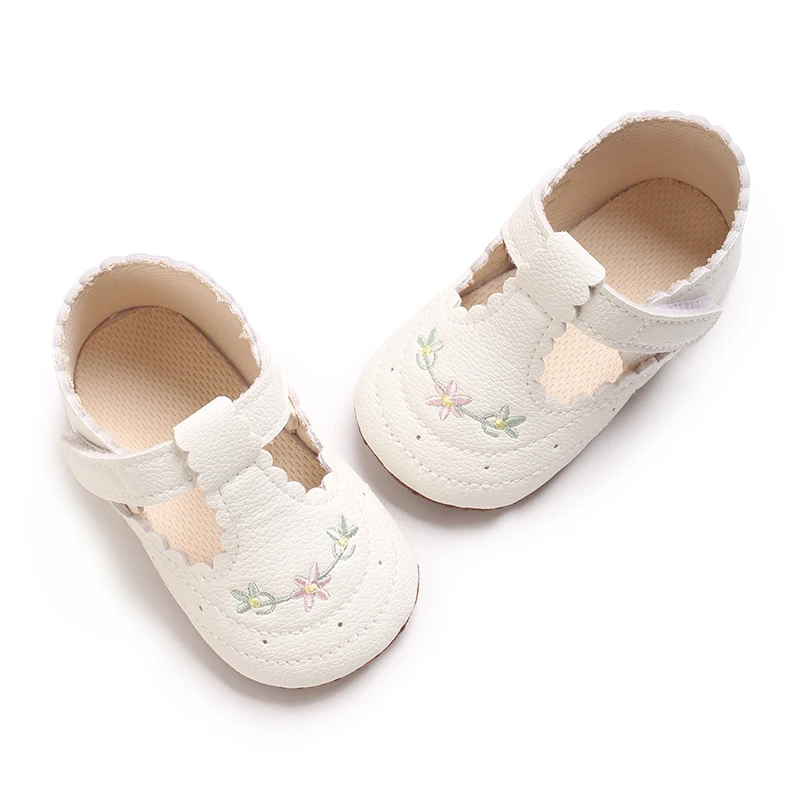 0-18M Baby Mädchen Prinzessin Schuhe Niedlich Gedruckt Weichen Stoff Unten Anti-rutsch Frühling und Herbst Prinzessin Schuhe erste Schritt Schuhe – Detail 24