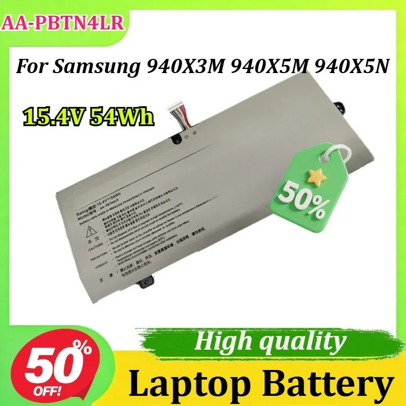 

Новая батарея AA-PBTN4LR 15.4V 54Wh для ноутбуков Samsung 940X3M, 940X5M, 940X5N (AA-PBTN4LR-05)