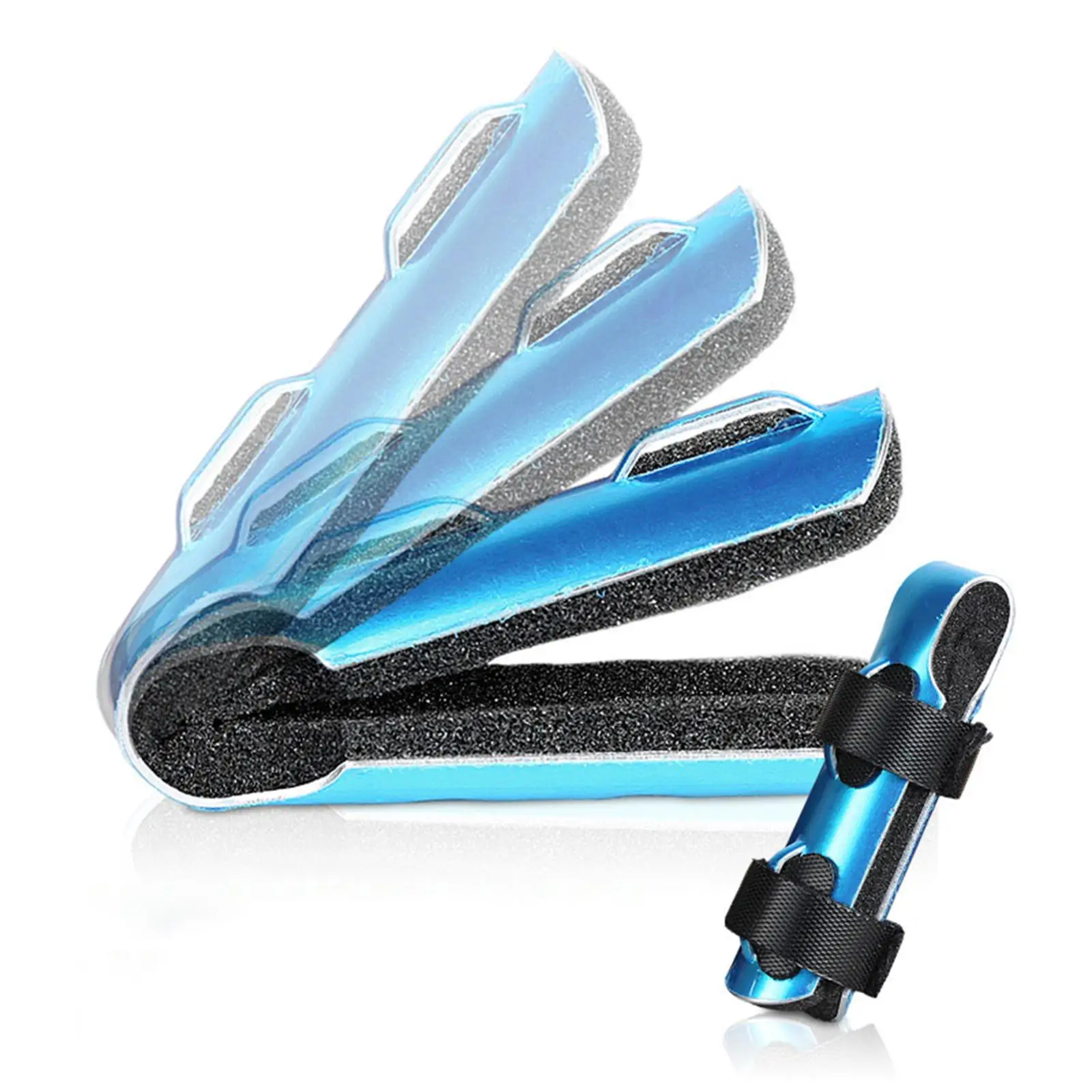 Comfortable Adjustable Finger Splint Support Brace with Metal Insert for Fracture Relief and Tenosynovitis Care
