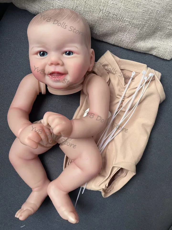 19inches Emmy Reborn Painted Doll Kits Soft Vinyl Reborn Baby