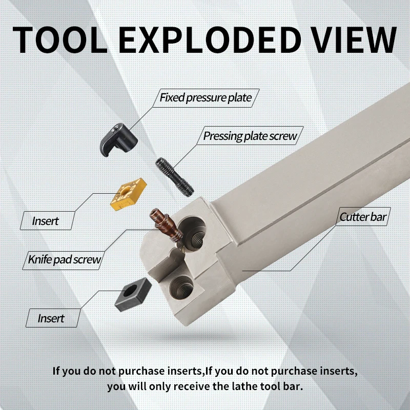 MCLNR1616H12 MCLNR/L2020K12 MCLNR/L2525M12 Spring Steel External Turning Tools Holder CNMG Carbide Inserts Lathe Cutting Tools