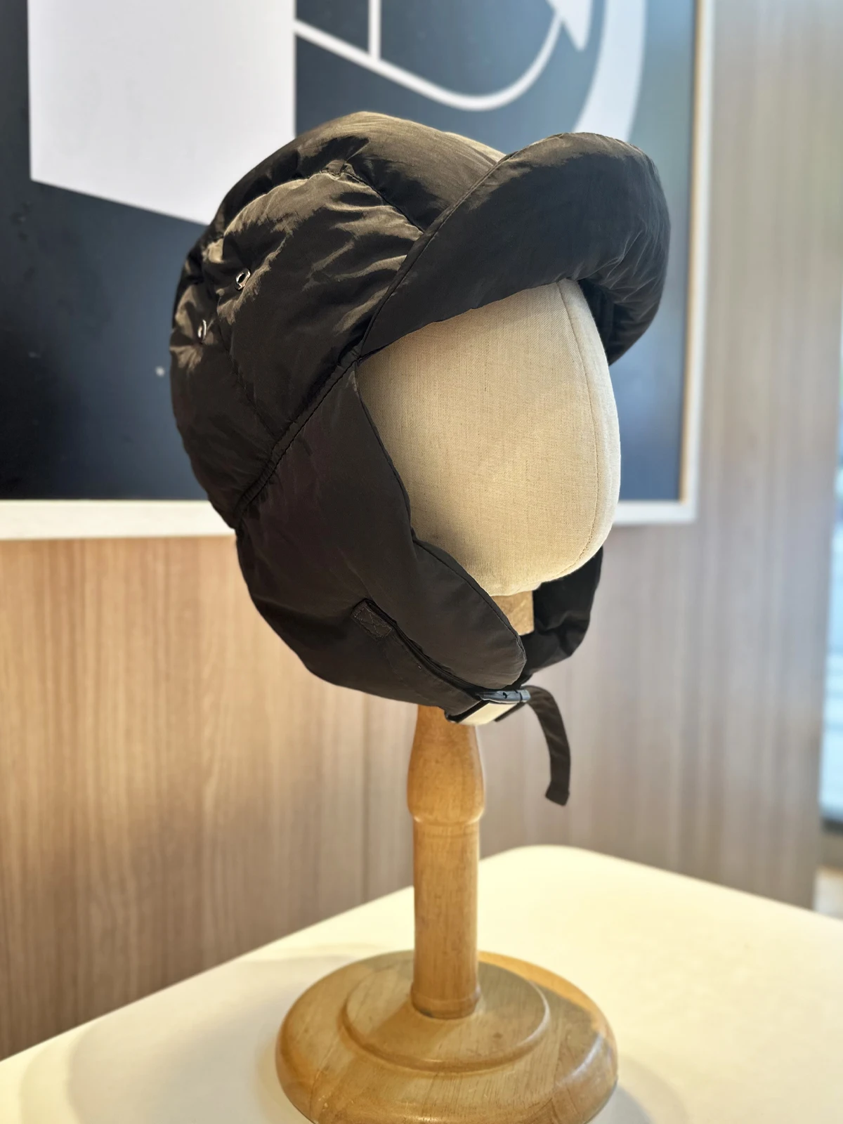 Thickened Flying Hat Style Winter Warm Bicycle Riding Skiing Windproof Ear Protection Helmet Inner Youth Casual Polyester Fiber