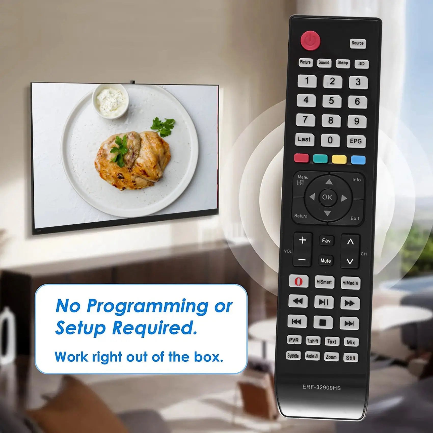 Vervangende Afstandsbediening Voor Hisense ERF-32909HS Tv Afstandsbediening