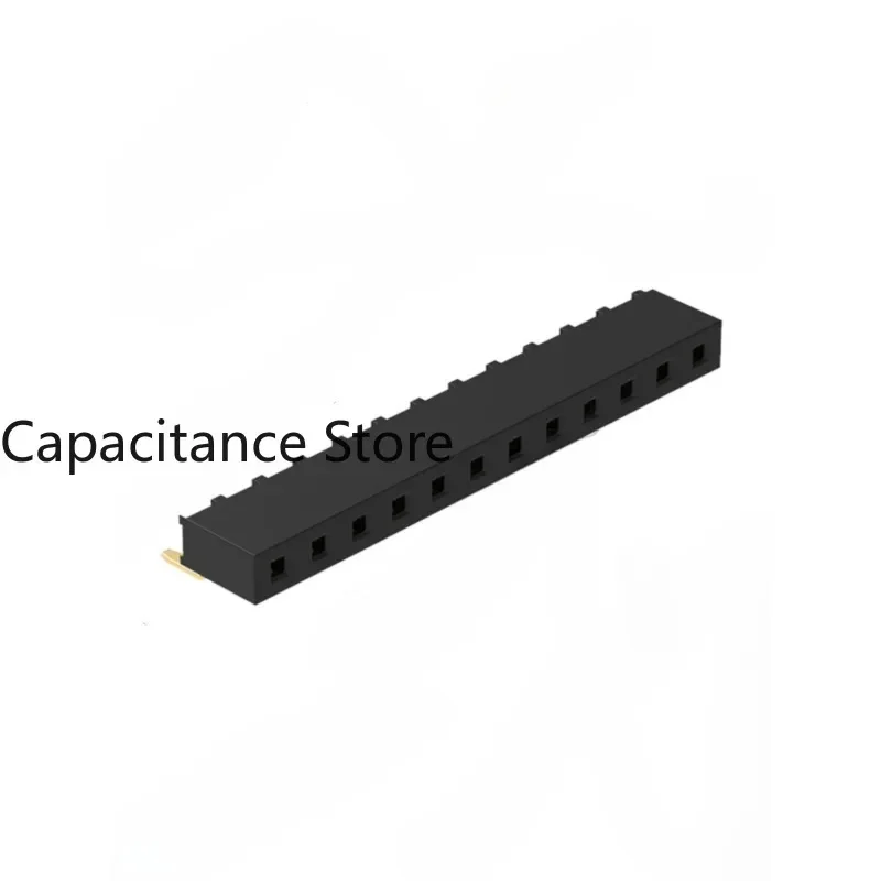 

10PCS 2.54mm female single row/double row H5.0 180-degree unilateral/bilateral centipede foot connector