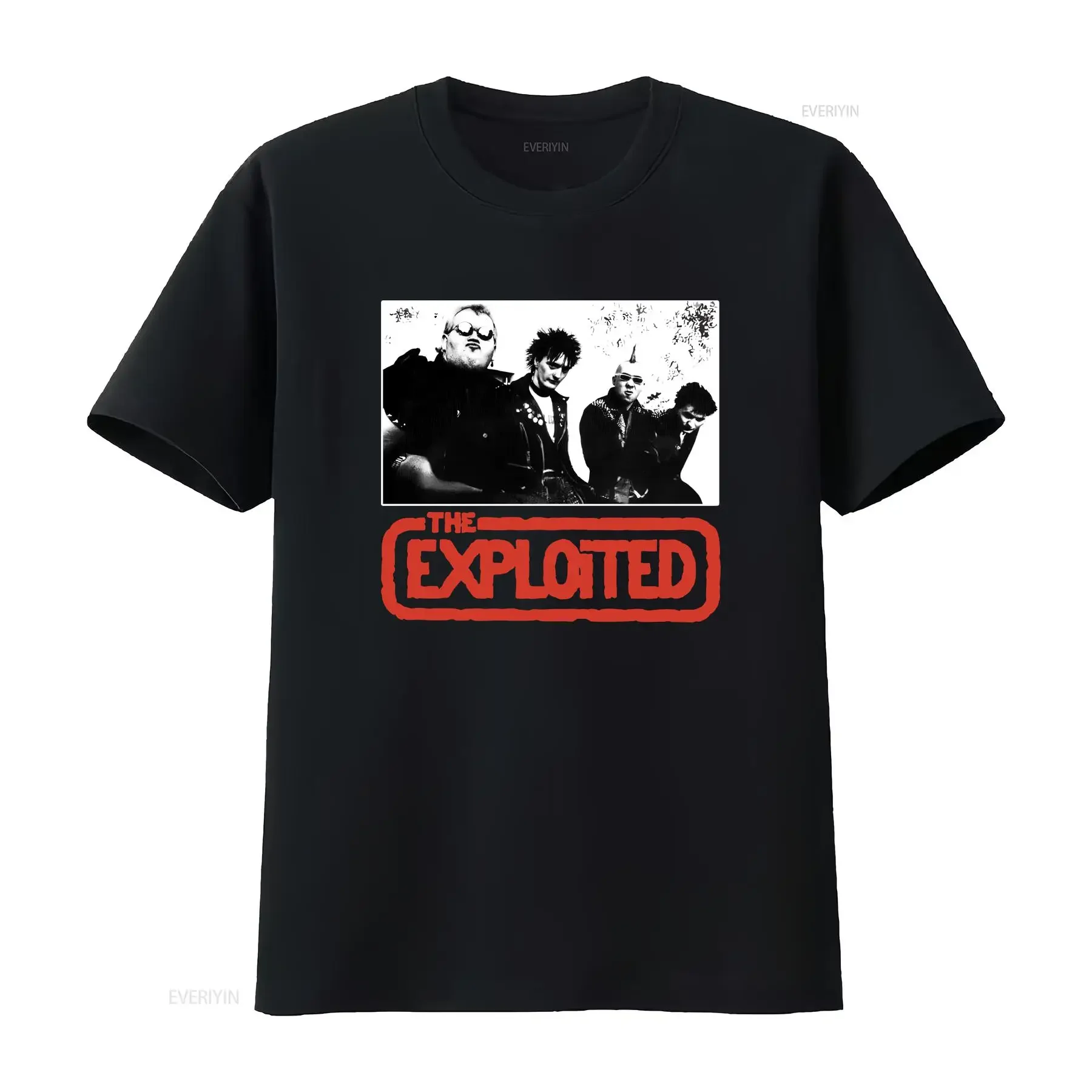 90s THE EXPLOITED Band T Shirt Made in USA Vintage Vinta vintage Washed designer clothes Breathable Comfortable Unisex