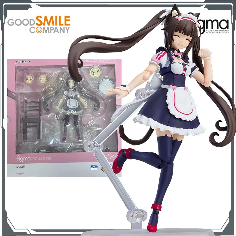 Oryginalne figurki anime GSC Max Factory FIGMA Chocolate 130mm, zabawki dla chłopców, prezent na Boże Narodzenie, kolekcjonerskie modele, ozdoby.
