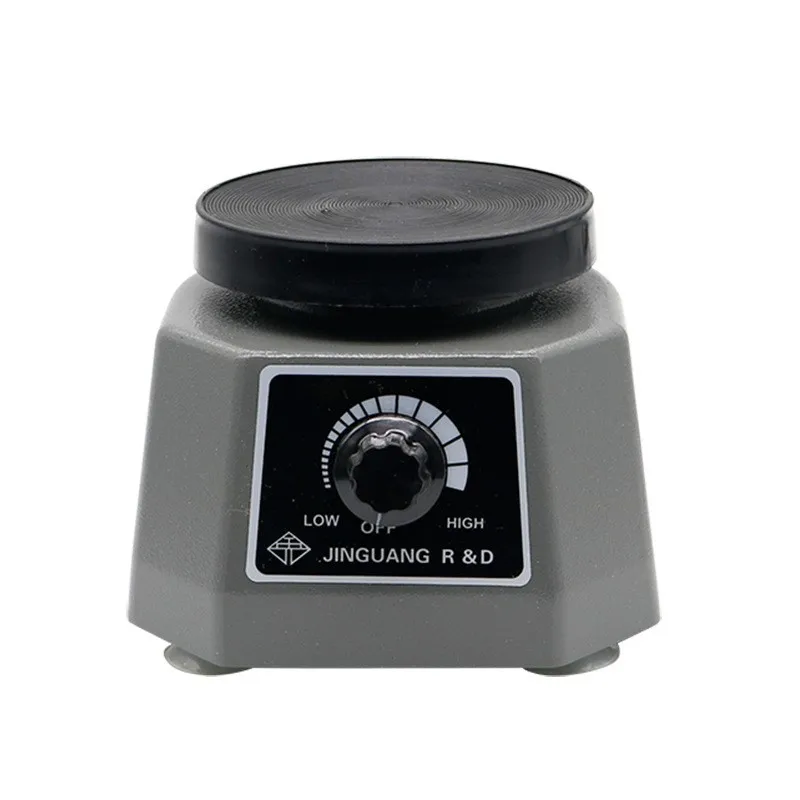 JG-14 Vibrating Plate Vibrating Table High Power Vibrator 4" Small Size Round Plaster Oscillator Non-Slip Lab Vibrator