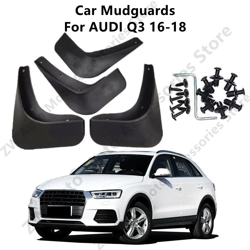 

Автомобильные брызговики для AUDI Q3 16-18, брызговики на крыло, брызговики, внешние детали, аксессуары для автомодификации, ремонт