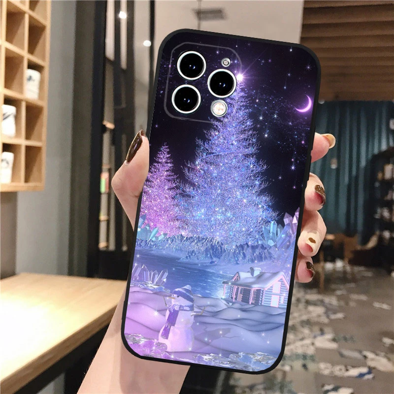 Christmas Tree Phone Case For iphone 16 15 14 Pro Max 16 15 14 13 12 Pro 15Plus iphone 11