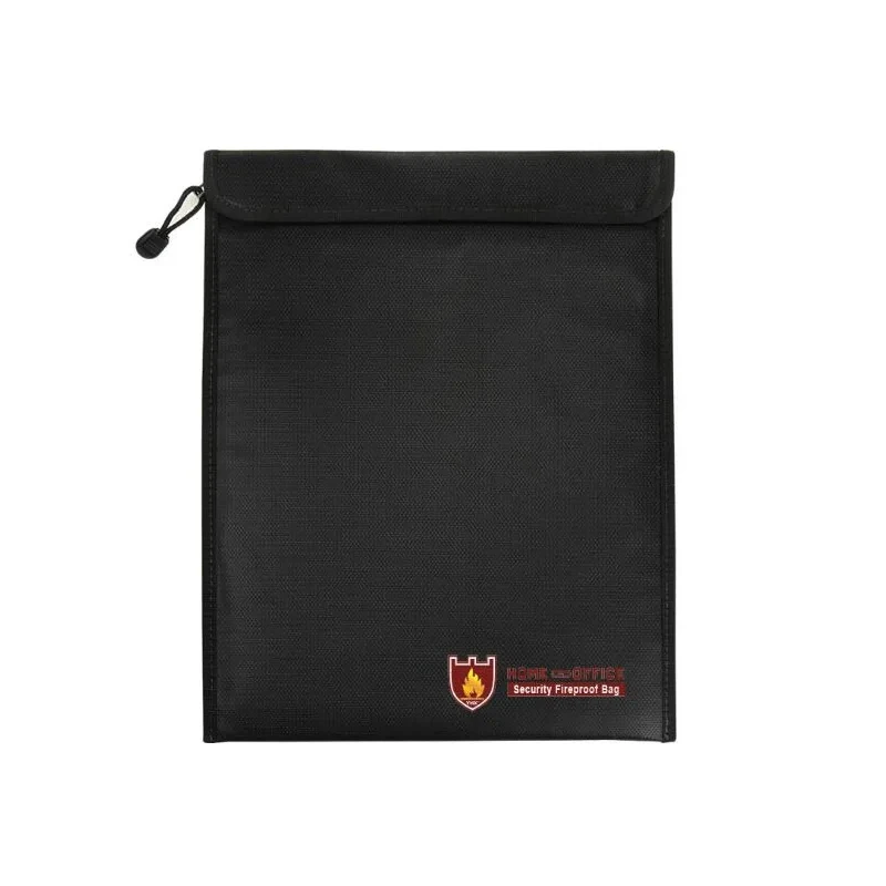 Огнестойкая водонепроницаемая сумка для документов с жидким силиконовым покрытием, огнестойкая папка для денег, держатель для файлов, органайзер, безопасное хранение 38*28 см