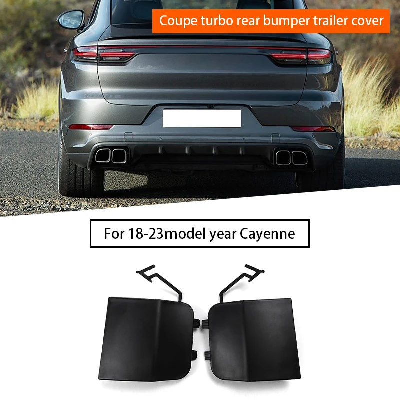 

9Y3807499BG2X 9Y3807500BG2X rear bumper trailer cover for porsche cayenne coupe turbo 9Y0.1 2018-2023