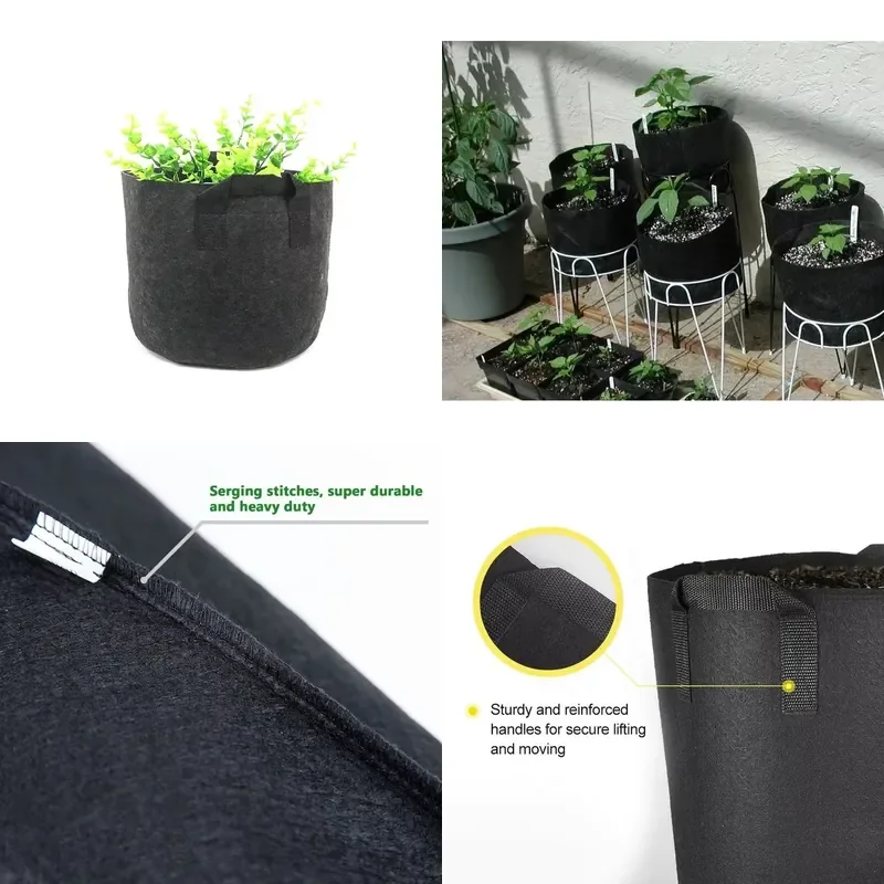 Hydroponic Garden Planter Tomato Planting Bag for Greenhouse Factory Direct Supply