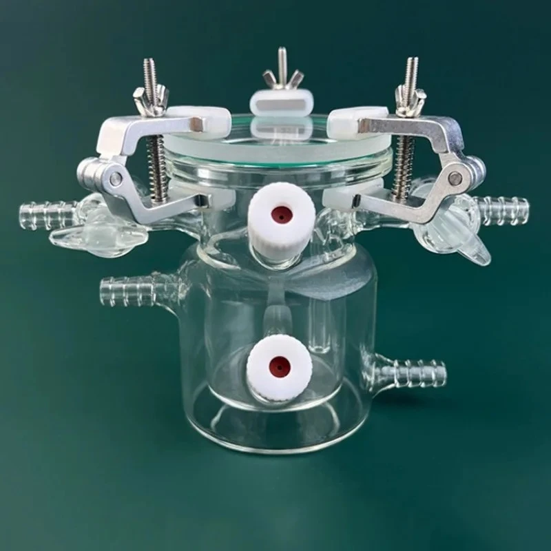 Lab Quartz Photocatalytic Reaction Instrument for H2O Splitting  CO2 to Fuel Conversion - High-Efficiency Light Reactor