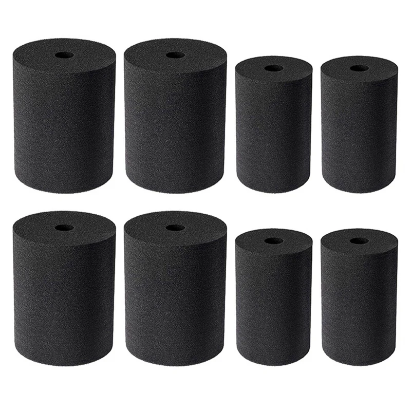 8Pcs Cup Turner Foam Black Cup Turner Foam Cup Tumbler Fixing Turner Foam Locate Spinner Foam Cup Turner Sponge10-40 Oz