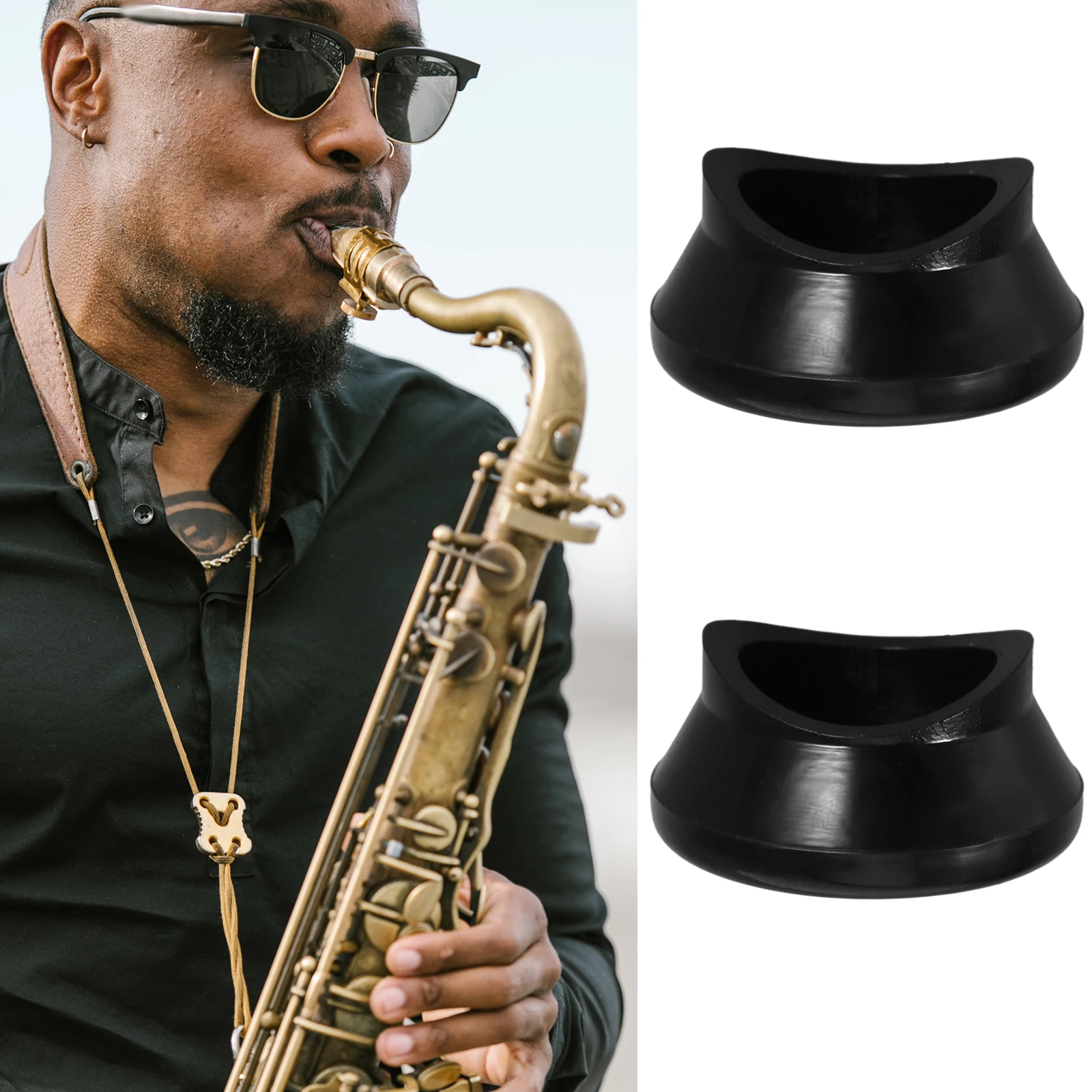 

Sax Thumb Pad Saxophone Accessories Universal Rest Cushion Button Accessory Gel