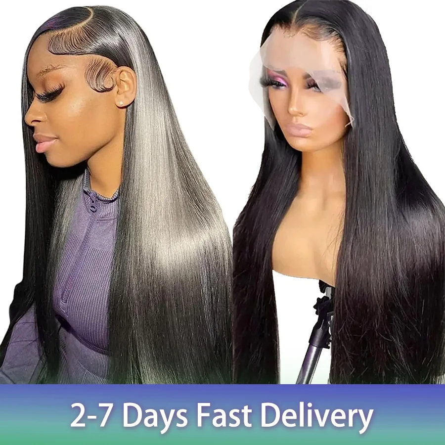 13X4 13x6 Human Hair HD Lace Front Wig HD Lace Frontal Wigs Human Hair Brazilian Straight Human Hair Wigs