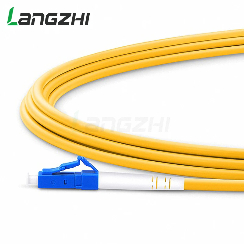 10 Pcs LC UPC to LC UPC Simplex 2.0mm 3.0mm PVC  Single Mode Fiber Patch Cable  jumper fiber patch cord fibra optica