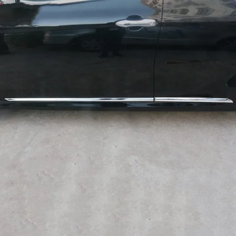 

WELKINRY For Toyota Camry XV70 8th Generation 2018-2025 Daihatsu Altis ABS Chrome Outer Car Body Door Side Moulding Bar Trim