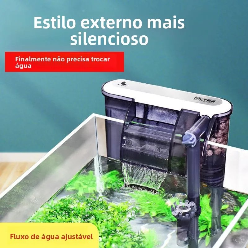 quiet-wall-mounted-aquarium-filter-three-in-one-water-purification-circulation-small-cascade-filtration-pump-external-oxygen