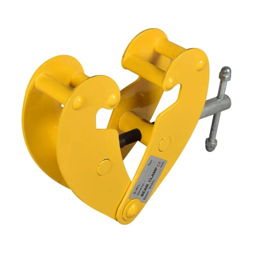 10 ton I-beam fixture lifting hook lifting steel plate adjustable width YC YS lockable tool