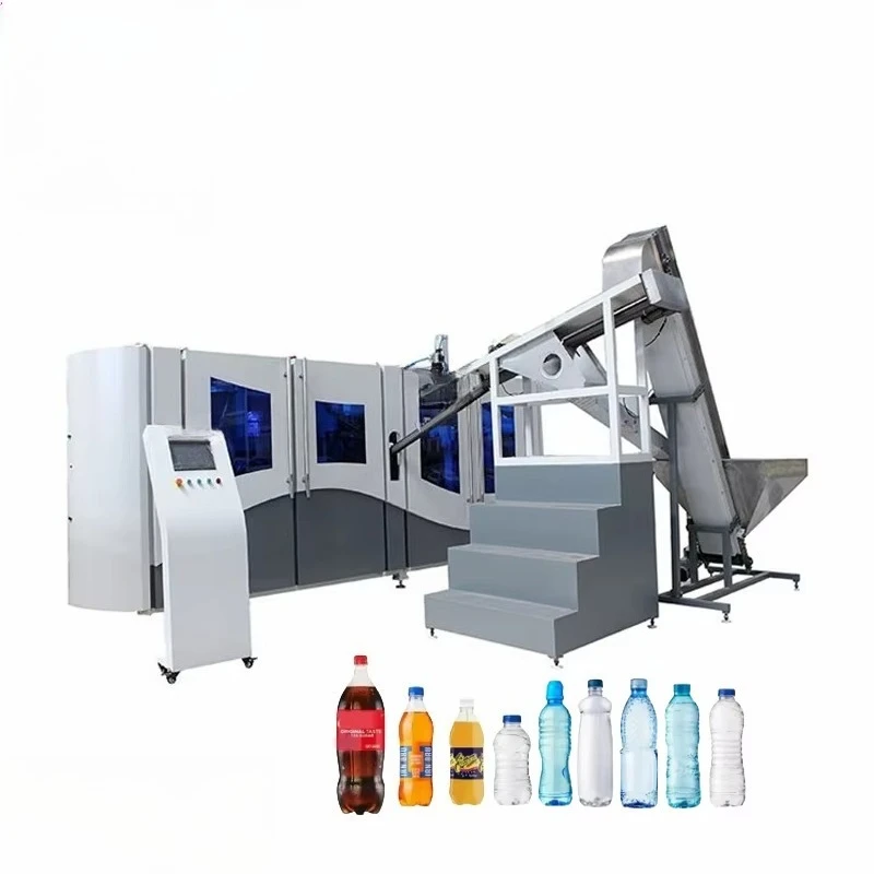 Fully Automatic PET Bottle Blowing Machine Simple Operation Low Labor Cost Fast Investment Return With PLC Engine Motor System