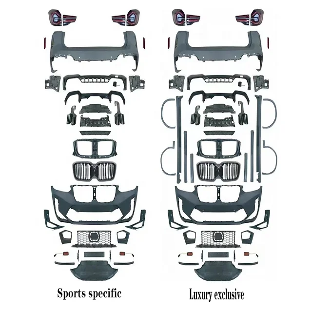 

Комплект обвесов Runde G01 для X3 2018-2020: Обновление до стиля X3M 2023 года (передний и задний бамперы, фары, задние фонари)