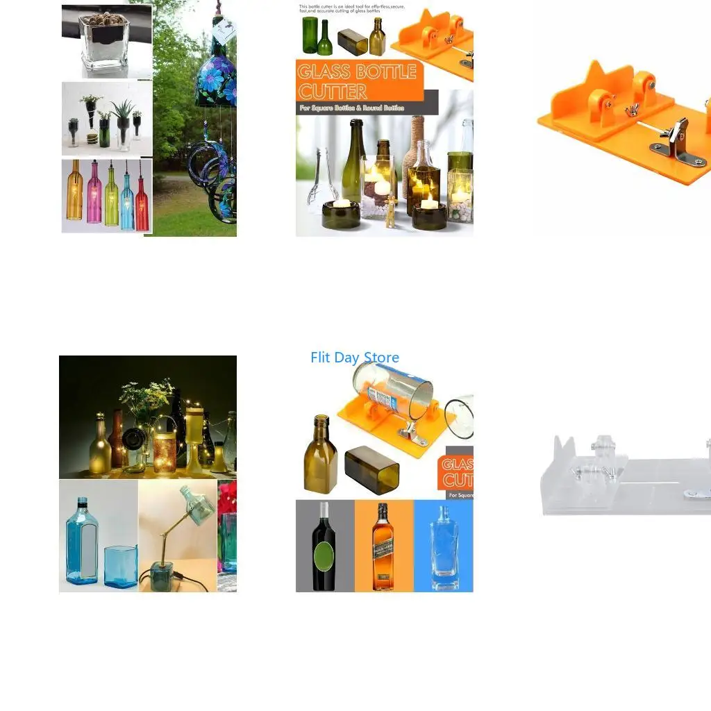 F92C Glass Bottle Cutter Adjustable Sizes Metal Glass Bottle Cut Machine Wine Bottles Crafting Decorations Cutting Tools