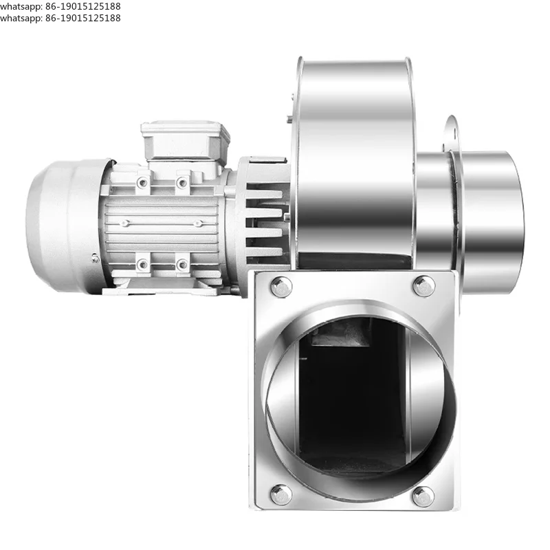 Efficient Heat Resistant Induced Draft Fan YN547 Stainless Steel Boiler Fan 220V Centrifugal Powerful Ventilation Equipment