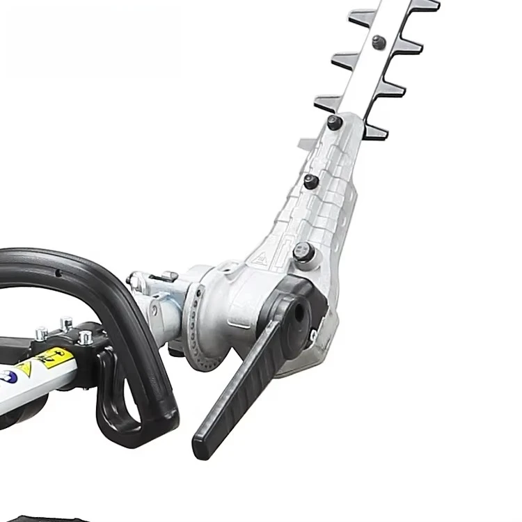 Industrial Grade 2-Stroke Gas Hedge Trimmer 26cc 140 Degrees Adjustable Blade Length 720mm Dual Scissor Type 40:1 Mixed