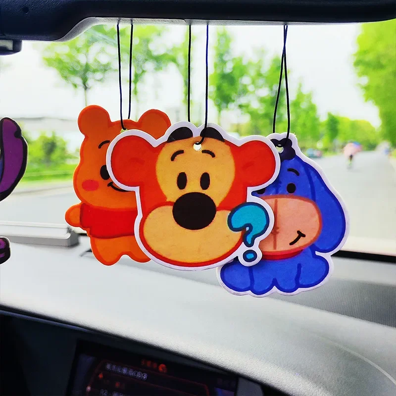 Stitch Disney Mickey Mouse Anime Automobile Air Diffuser Tablets Car Freshener Perfume Cartoon Shape Precise Texture Ornaments