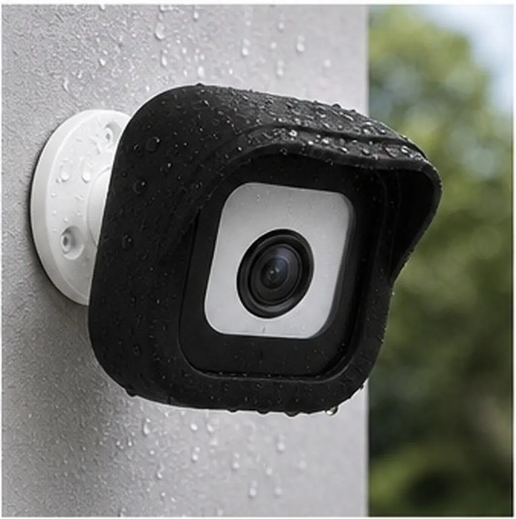 3Pcs Silicone Security Camera Case Protective Cover Weatherproof Rainproof Sunshade Outdoor Housing for Blink Outdoor Monitor