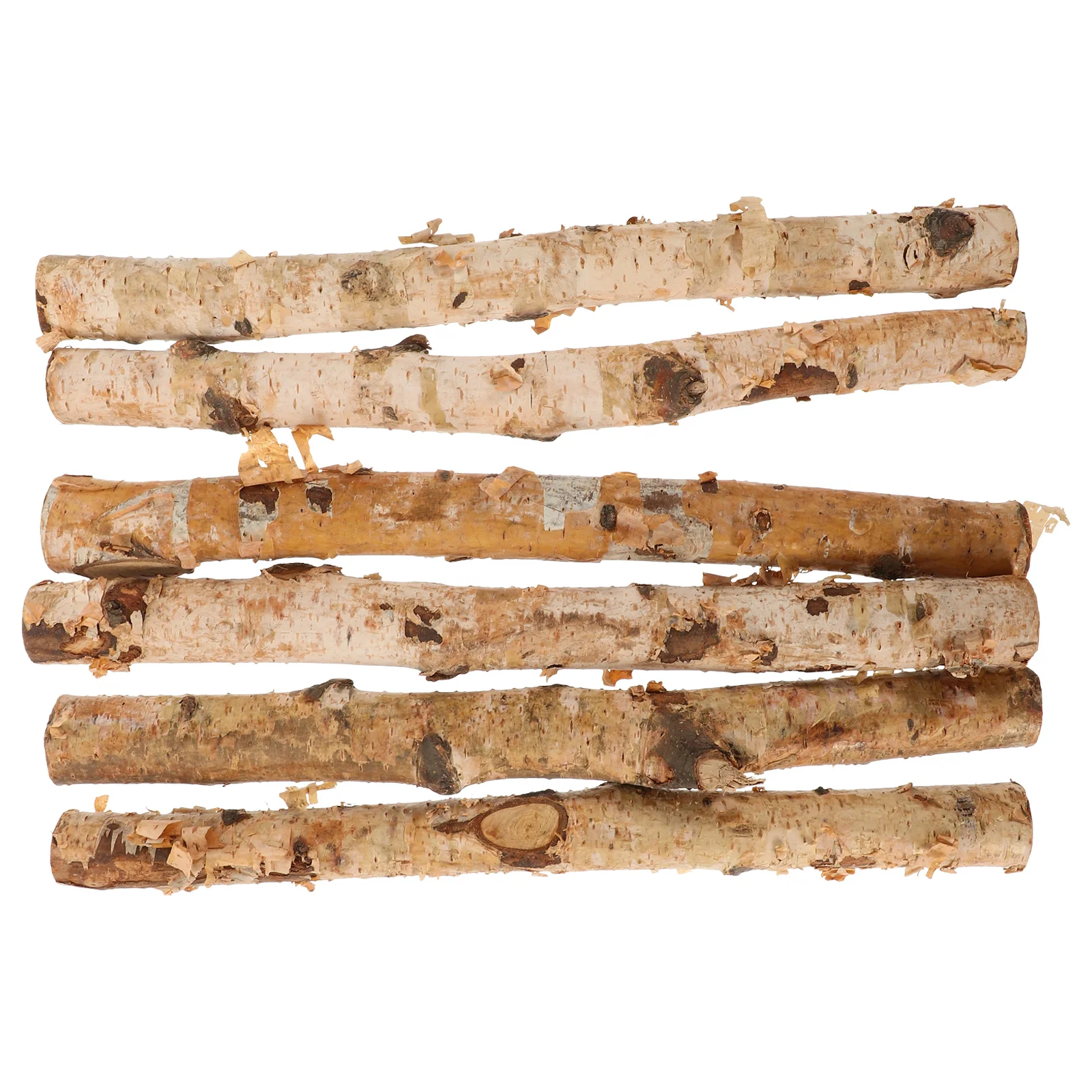 

6 Pcs Birch Sticks Natural Wood for Crafting Wooden Twigs Crafts Accessory DIY Material