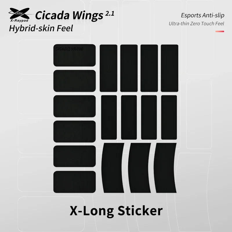 X-Raypad Cicada Wings V2 Slicks Universal Pre-cut Grip Tape – X-Long Sticker